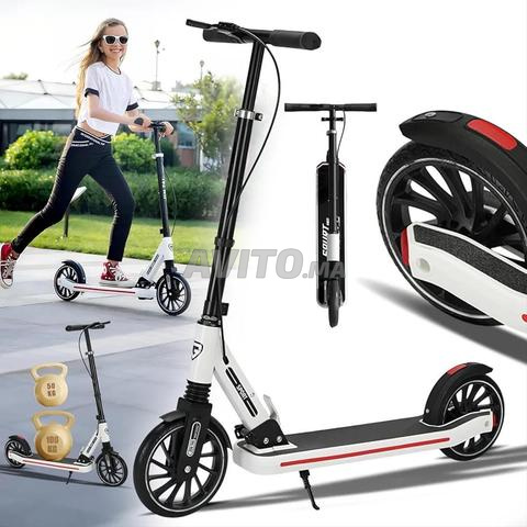 Trottinette métallique double frein pliable. - 2