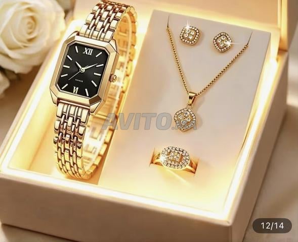 Pack cadeau montre ... Ensemble rouge pour filles - 2