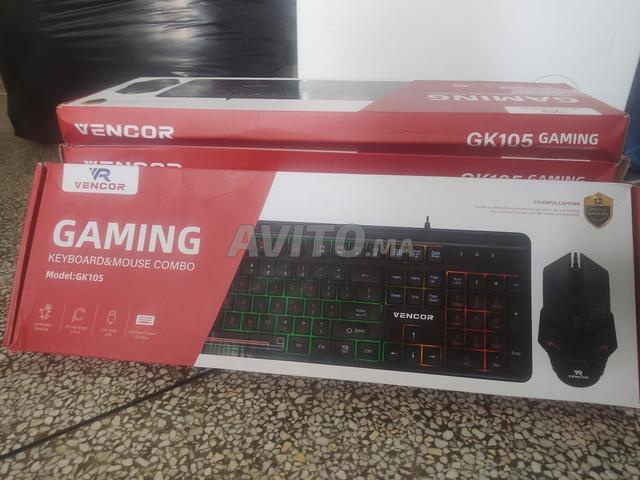 لوحة مفاتيح وفأرة ألعاب RGB JEDel GK105