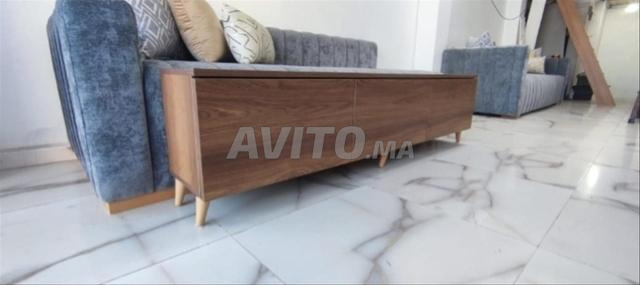 Meuble TV Moderne et Élégant en MDF - (170cm) - 2