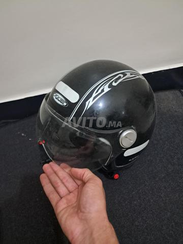Casque moto RS avec visière transparente