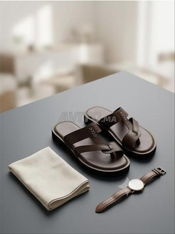 Sandales de luxe pour hommes au design moderne
