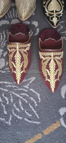 3 paires de babouches de luxe années 50 - 2