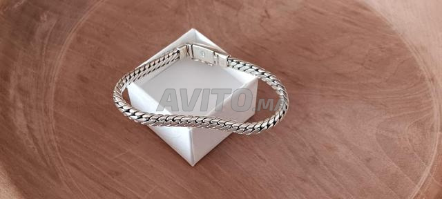 Bracelet homme de luxe en argent - 2