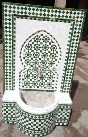 Fontaine artisanale en zellige marocain - 2