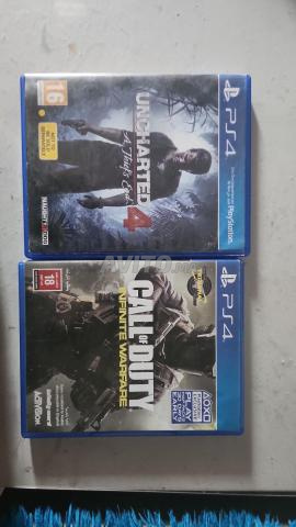 Jeux PS4 Uncharted 4 - GTA 5 - Call of Duty - 2