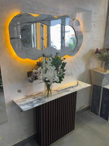 Console en céramique avec miroir d'entrée 💯🎉