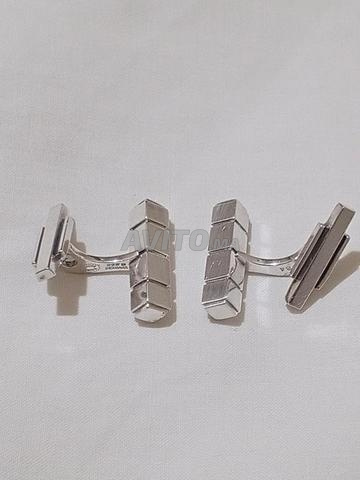 أزرار أكمام فضية ملكية نادرة من ماركة Georg Jensen