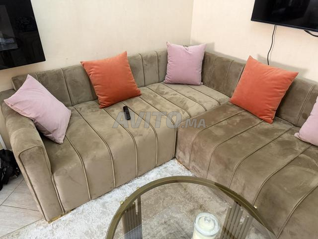 Salon marocain complet avec table - 2