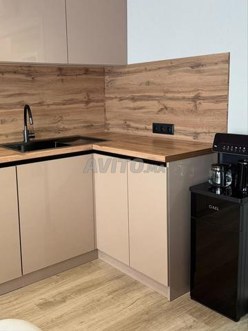 Cuisine MDF crème sur mesure