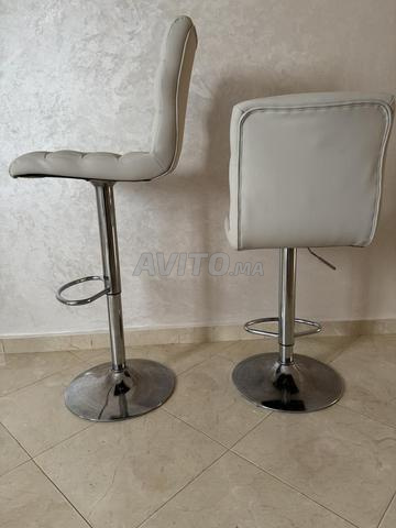 Chaises hautes x2 Blanc cassé - 2