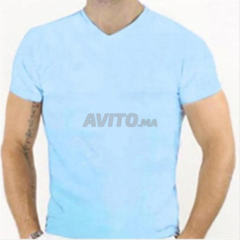 T-Shirt Coton pour hommes Taille L-XL-XXL - 2