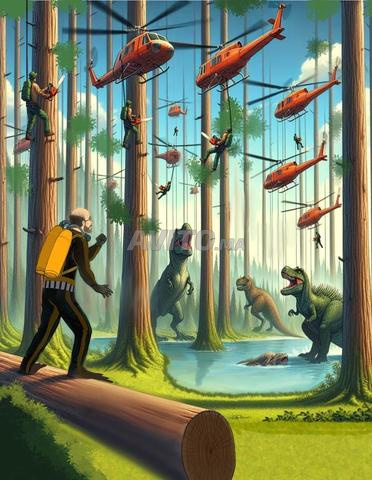 Roman intitulé Le découvreur de dinosaures - 2