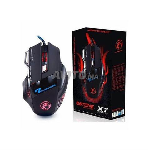 Souris Gamer iMICE X7 2400 DPI LED Rouge