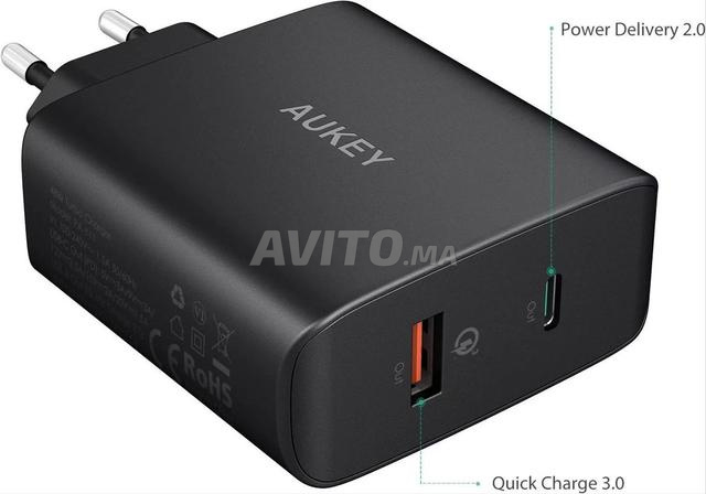 شاحن AUKEY PA-Y11 بقوة 48 واط أسود - 2