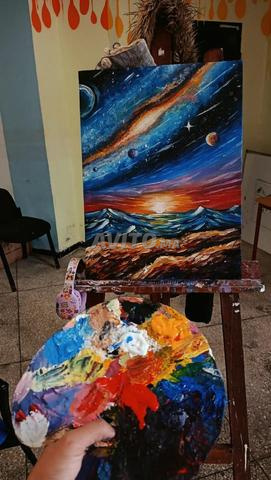 Peinture de fantasy spatiale - 2