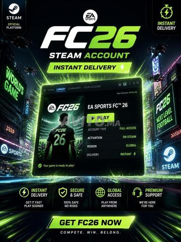 Compte Steam FC 26 – Livraison instantanée