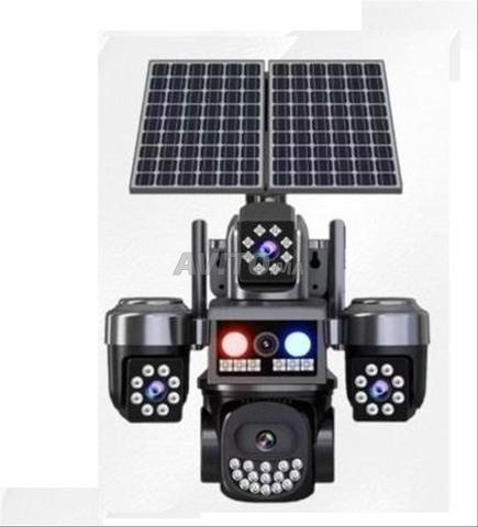 Caméra 4G Solaire - 5 LENS 2 Panneaux 3ES
