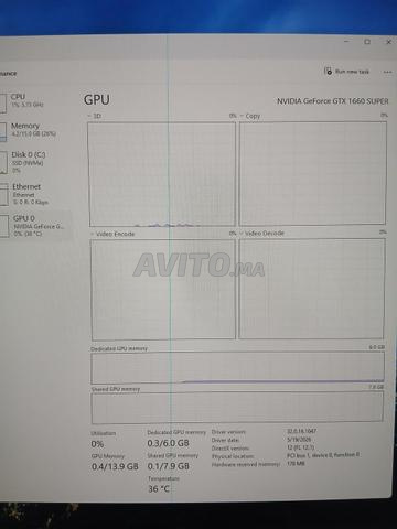 Carte Graphique GTX 1660 Super 6GB - 2