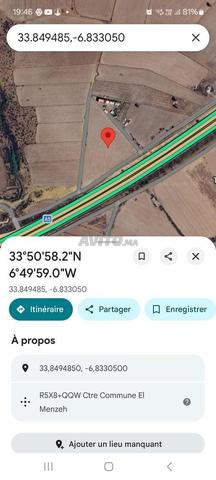 Terrain 1ha titre D4 Al Menzeh Rabat