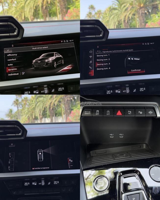 Audi A3 Berline S line–Pack Carbone–Full Options