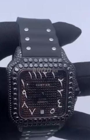 Cartier Santos VVS مينا عربي S. Clone - 2