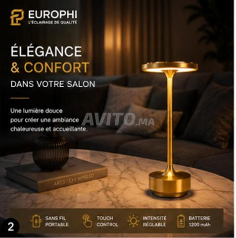 Lampe de table LED rechargeable sans fil - 2