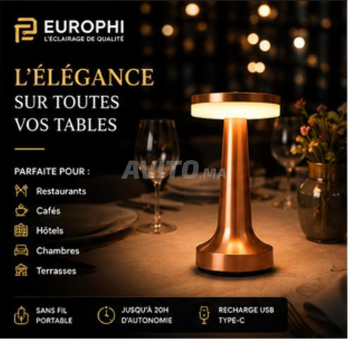 🔥 عرض خاص: مصباح طاولة LED لاسلكي قابل لإعادة الشحن - 2