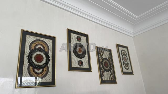 Tableau avec de vraies ailes de papillon - 2