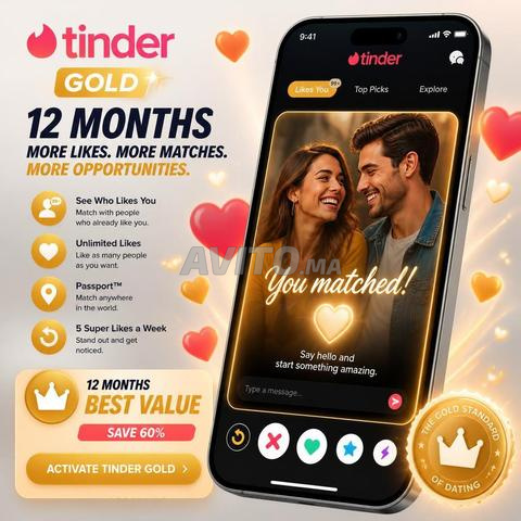 Acheter clé Tinder Gold plus 1 mois en ligne
