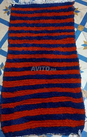 Tapis traditionnel fait main authentique en excellent état - 2