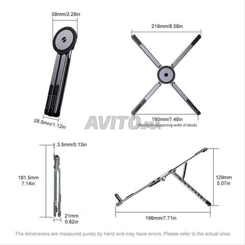 Support 4X1, Tablette et Ordinateur Portable
