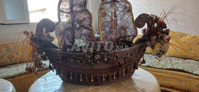 Bateau marron pour décoration