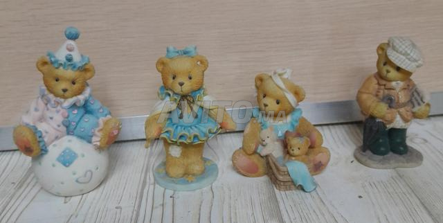 LOT de 14 figurines ours en peluche Priscilla etc - 2