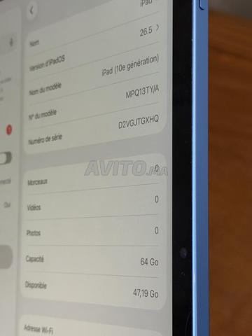 iPad 10ème Bleu 64go Wi-Fi - 2