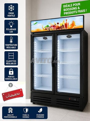 ثلاجة ببابين بحالة جيدة