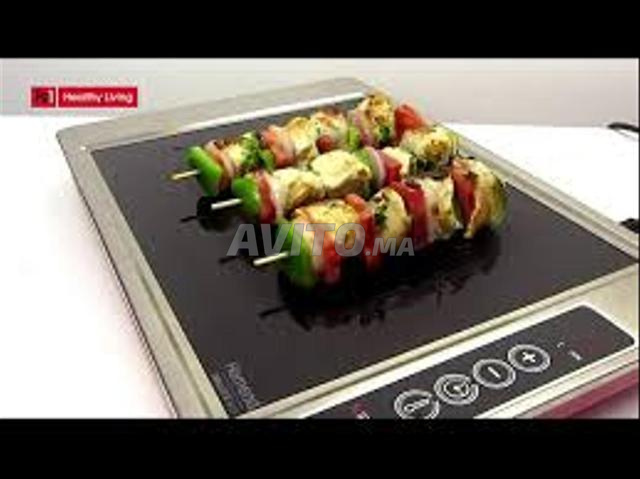 شواية باربيكيو كهربائية طاولة 800 واط داخلية خارجية