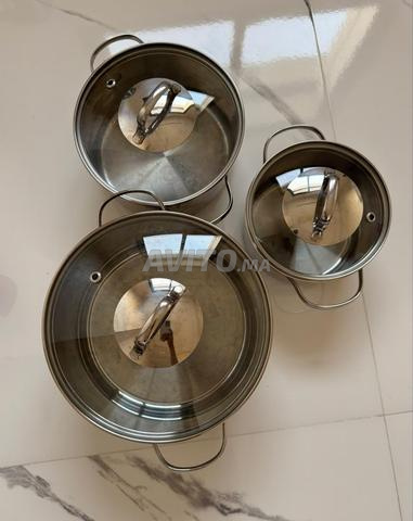 Casseroles en acier inoxydable