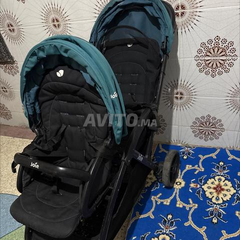 عربة أطفال مزدوجة بحالة ممتازة - 2