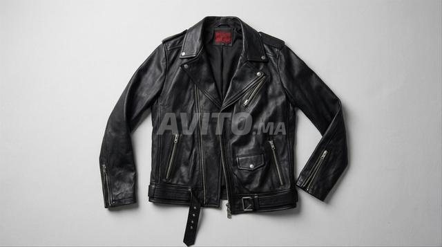 Veste en cuir véritable (Taille 52 M/L) - 2
