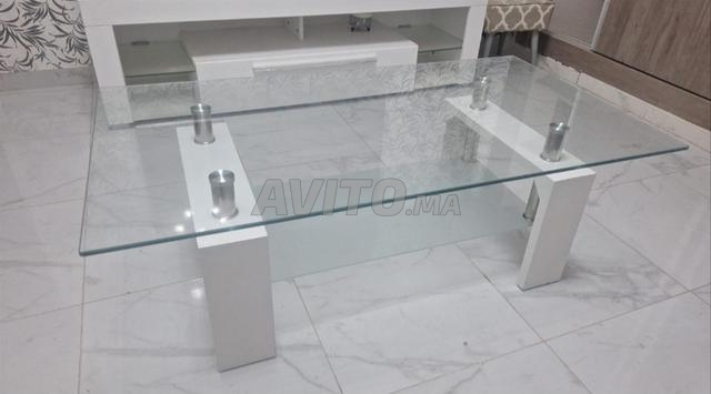 Table basse en verre