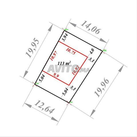 أرض 266 م² – منطقة فيلا – الفدية، تزنيت - 2