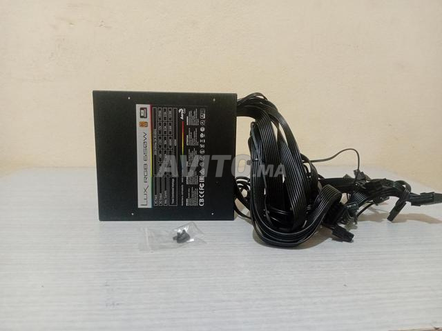 مزود طاقة AeroCool LUX RGB 650W 80 Plus – جديد - 2