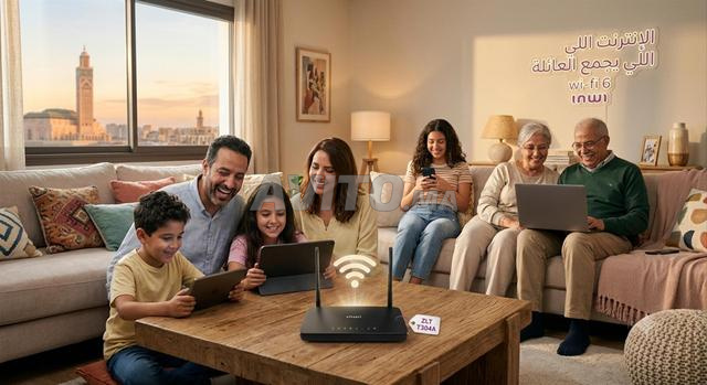 Routeur inwi ZLT T304A Wi-Fi 6 neuf ultra rapide - 2