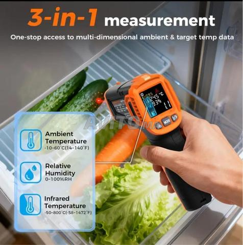Thermomètre infrarouge professionnel 800 degrés - 2