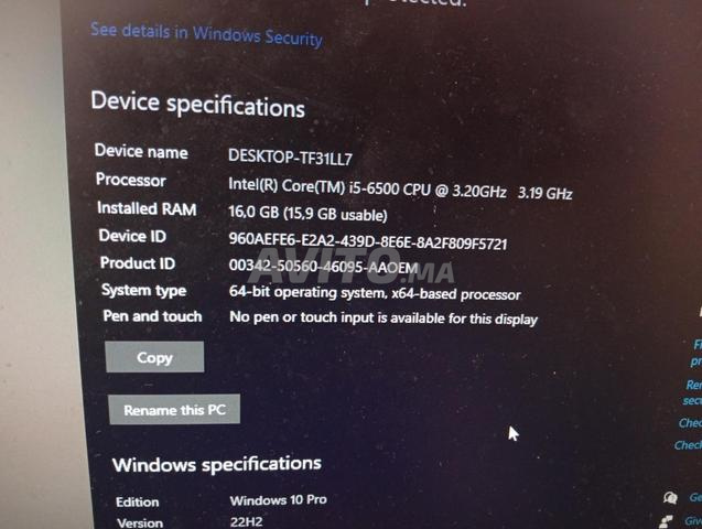 وحدة معالجة مركزية HP ProDesk i5 الجيل السادس - 2