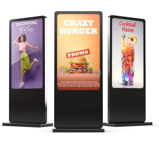 Totem Digital 55 pouces ou 65 borne Affichage