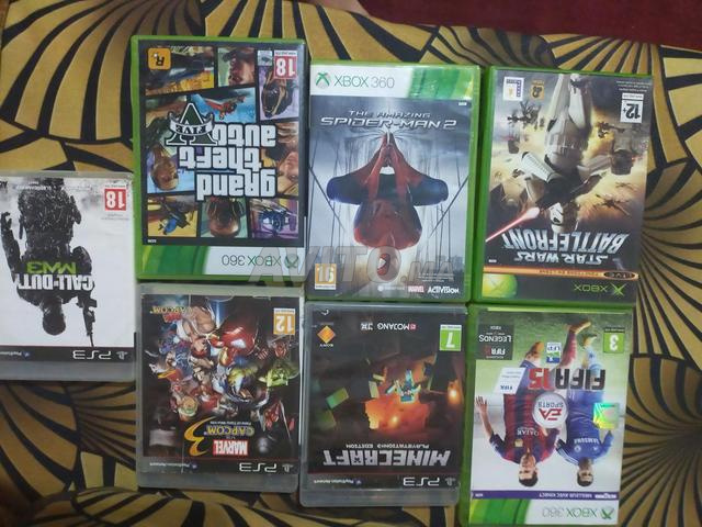 Jeux CD PS3 et Xbox 360, 50dh chacun