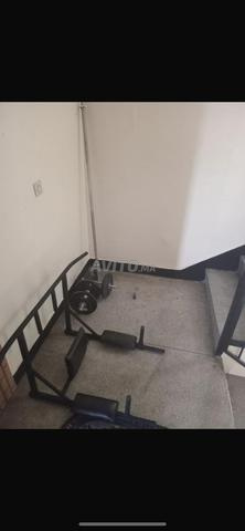 2 haltères 20 kg barre barre fixe - 2
