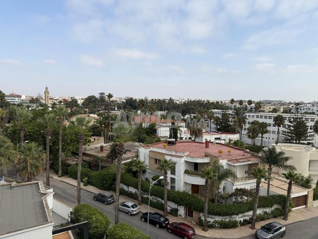 Appartement meublé vue dégagée et très ensoleillé
